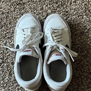 Nike White and Black Athletic Shoes